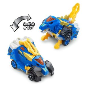 2 in 1 Electric Deformation Spray Dinosaur Toy Car HJ778