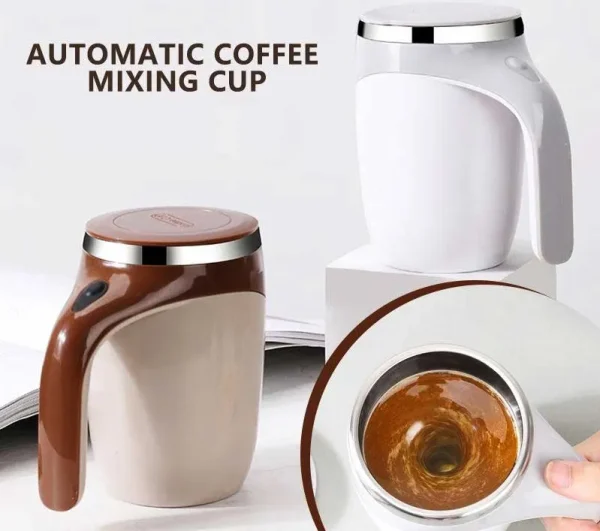 Self Stirring Mug, 380 ML Self Stirring Coffee Mug