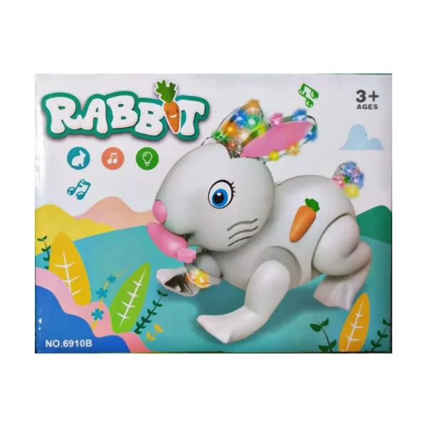 JUMPING RABBIT WITH LIGHT SOUNDS. 6910B - Image 3