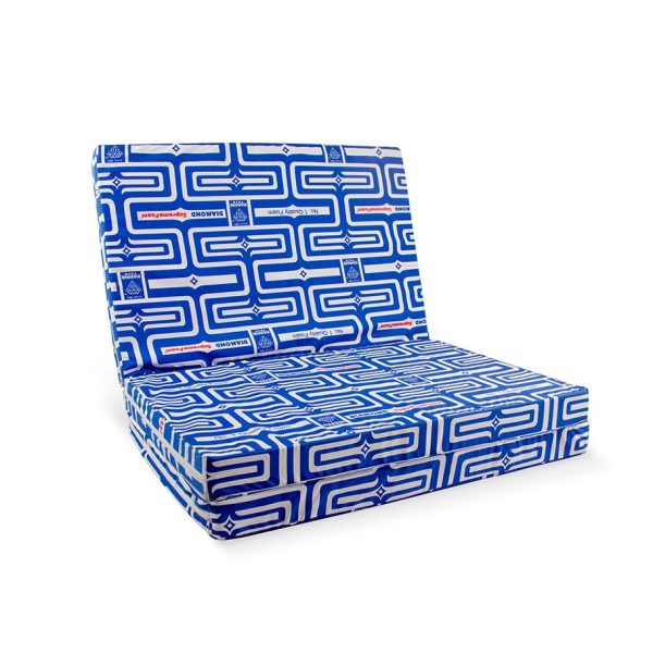 Diamond foam, Supreme Folding 2 in 1 Mattress, Size Single folding 72 36 4 inches - Image 2