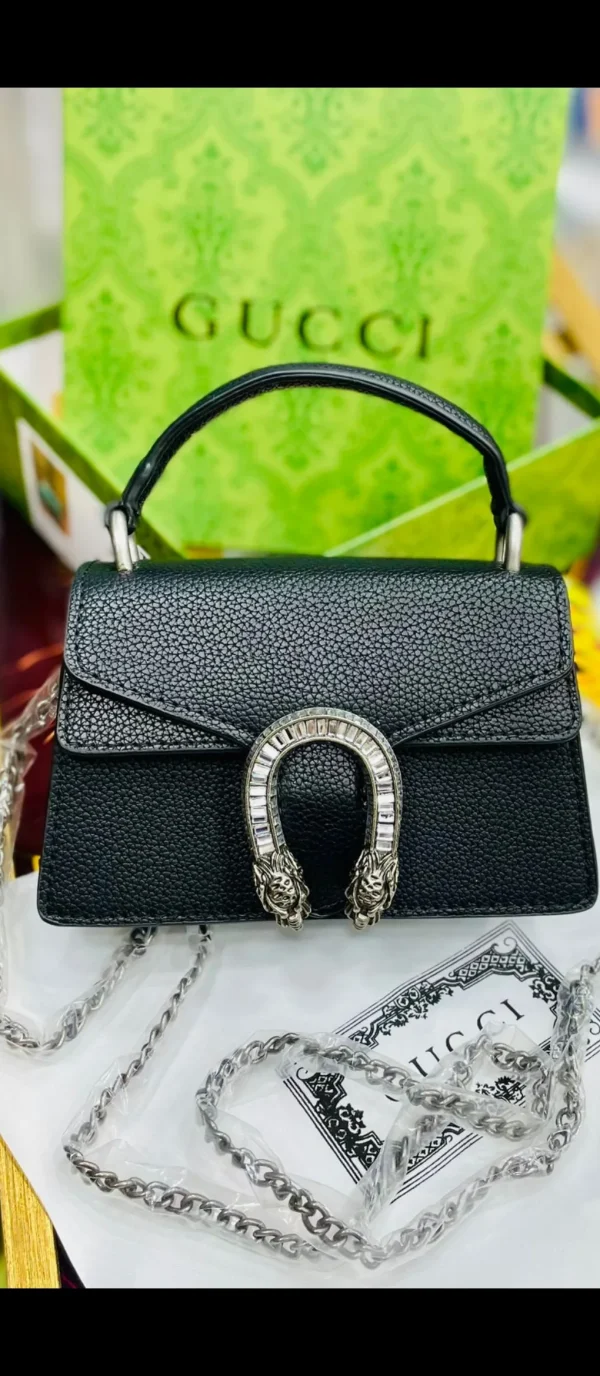 Gucci Top Handle Handbag, Women Stylish handbags Available in 5 elegant Colors - Image 4