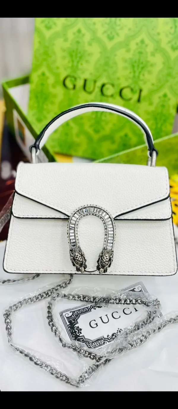 Gucci Top Handle Handbag, Women Stylish handbags Available in 5 elegant Colors - Image 3