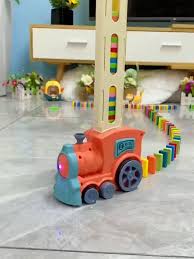 Domino Train with Building and Stacking Blocks Set for kids 7012-55