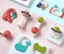 BABY HAND BELLS RATTLE SET 8 PCS JHD109