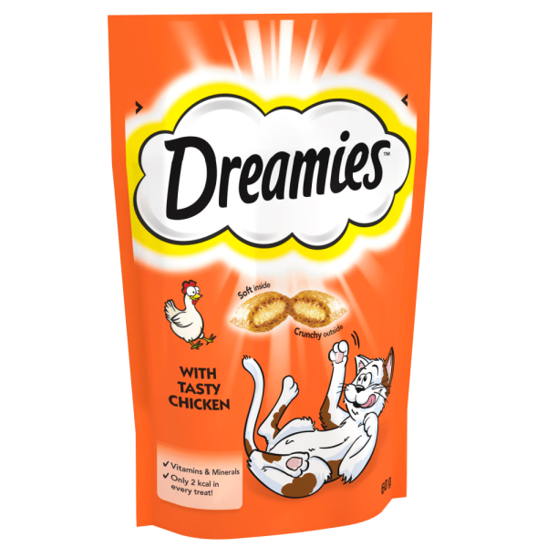Dreamies Cat Treats with Chicken, PTW-13013