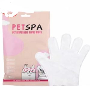 6pcs Pet SPA Disposable Gloves No Rinse Washing Gloves, VEP-11039