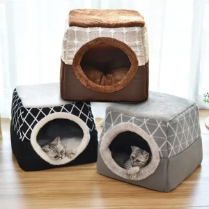 House Cum Bed for Cats and Puppies, BHC-06018