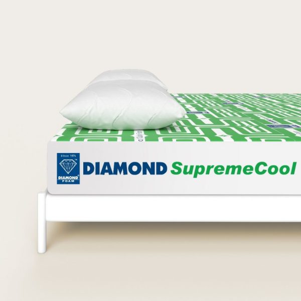 Diamond Foam, Supreme Cool Mattress, Size Single 78 42 6. - Image 3