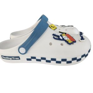 Miniso Snoopy Collection Clogs, Color: White, Size: 37, 38.