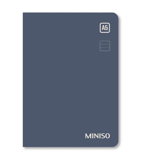 Simple Color Collection A5 Colored-Edge PP Glue-bound Book, 96 Sheets, Color: Beige, Mint Green, Navy Blue. - Image 4