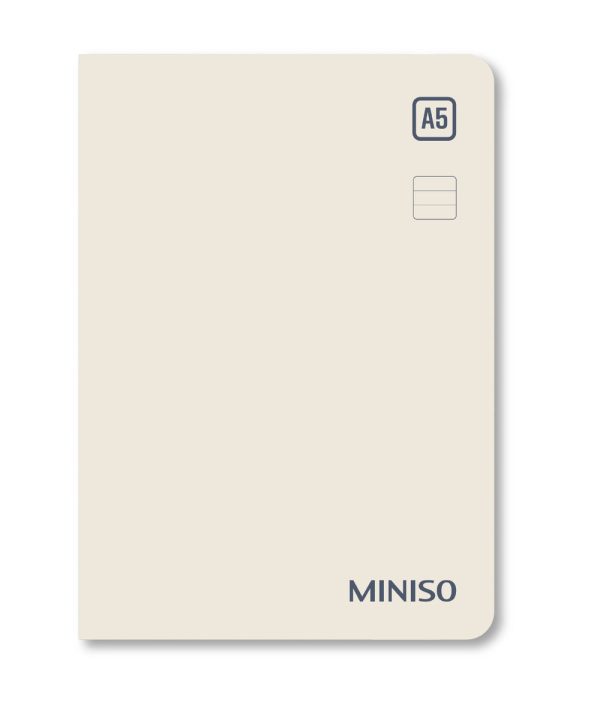 Simple Color Collection A5 Colored-Edge PP Glue-bound Book, 96 Sheets, Color: Beige, Mint Green, Navy Blue.