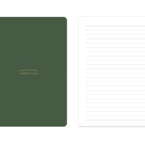 Miniso Minimalism Retro Collection A5 Stitch-bound Book, 28 Sheets, Available in 3 Colors.