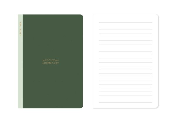 Miniso Minimalism Retro Collection A5 Stitch-bound Book, 28 Sheets, Available in 3 Colors.