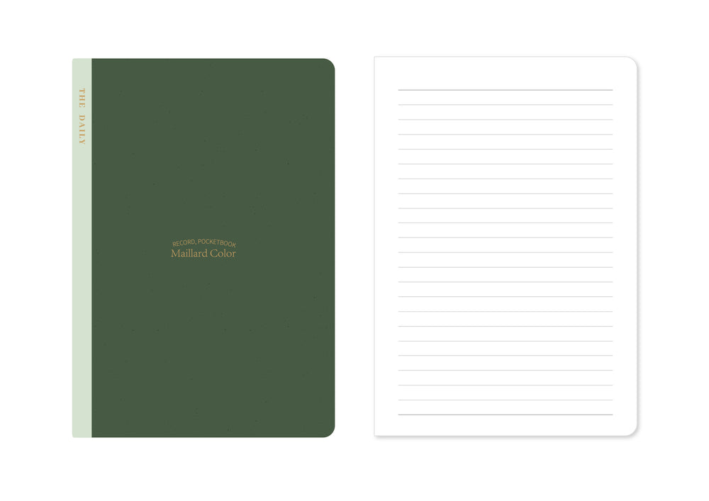 Miniso Minimalism Retro Collection A5 Stitch-bound Book, 28 Sheets, Available in 3 Colors.