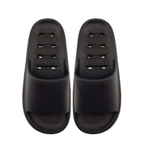 Miniso Lightweight Men's Bath Slipper, Color: Black, Size: 41, 42.
