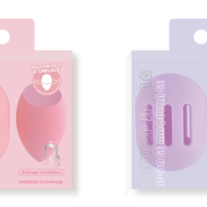 Miniso Makeup Sponges Set with Silicone Case.