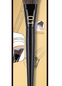 Miniso Black Gold Series Stippling Curved Contour Brush.