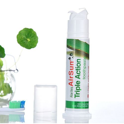 Airsun fluoride-free herbal toothpaste with pump - Image 4