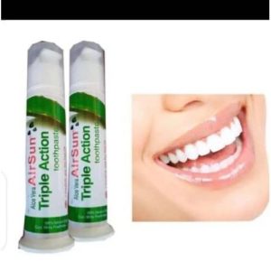 Airsun fluoride-free herbal toothpaste with pump