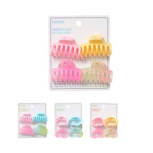 Miniso Hair Claw Clip (4 pcs).