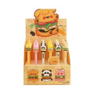 Miniso Cute Hamburger Gel Pen (PDQ).