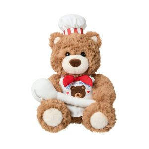 Miniso Gift Bear Collection Cook Sitting-posture Plush Toy.