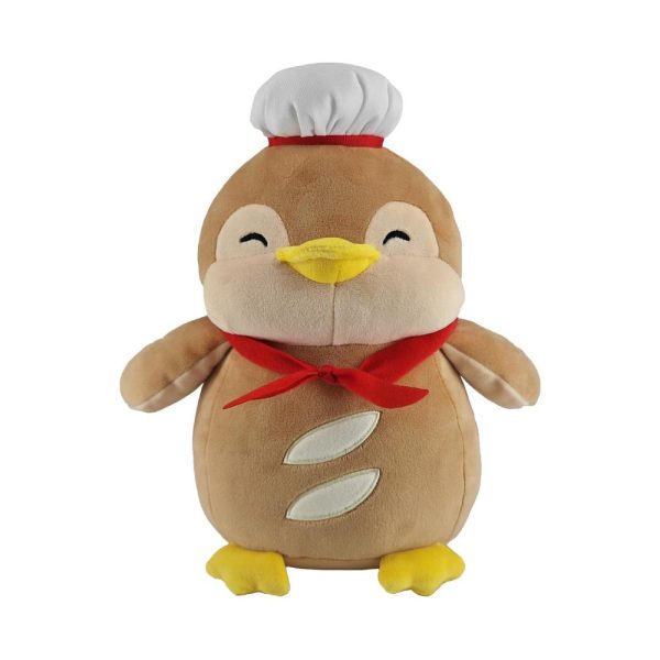 Happy Baking Series 10 in. Penguin Plush Toy, Bread And Bread Holding. - Image 2