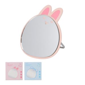 Miniso Mini Metal Desktop Makeup Mirror (Head-Tilting Animal).