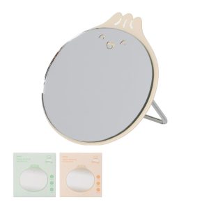 Miniso Mini Metal Desktop Makeup Mirror (Puffy Baozi).