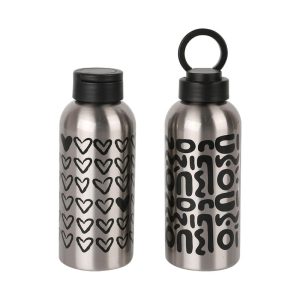 Miniso Black & White Collection Insulated Bottle 500 mL.