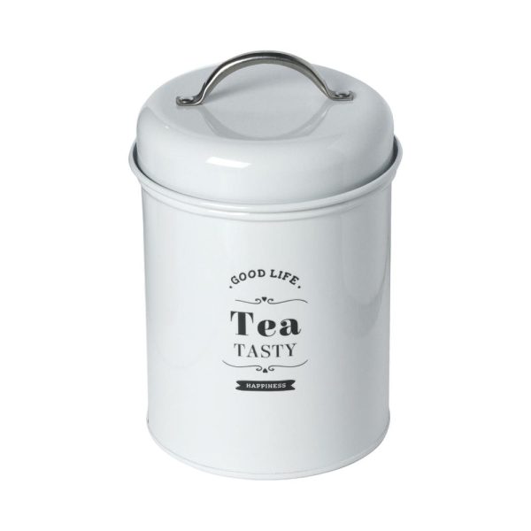Black & White Series Storage Jar, Capacity :1300 mL, Color: White.