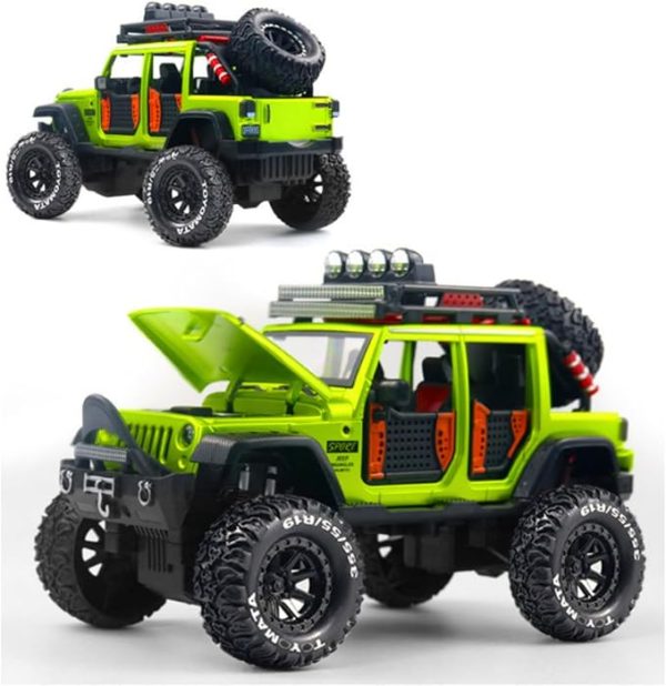 Scale Diecast Vehicle - Jeep Off-Road Kings 2412B