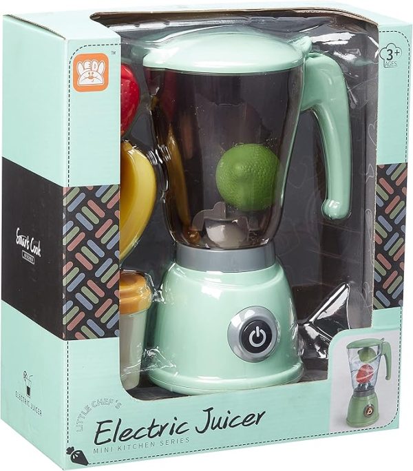 LITTLE CHEF ELECTRIC JUICER LIGHT - MUSIC - EYE MINI KITCHEN SERIES 5 PCS LD664B