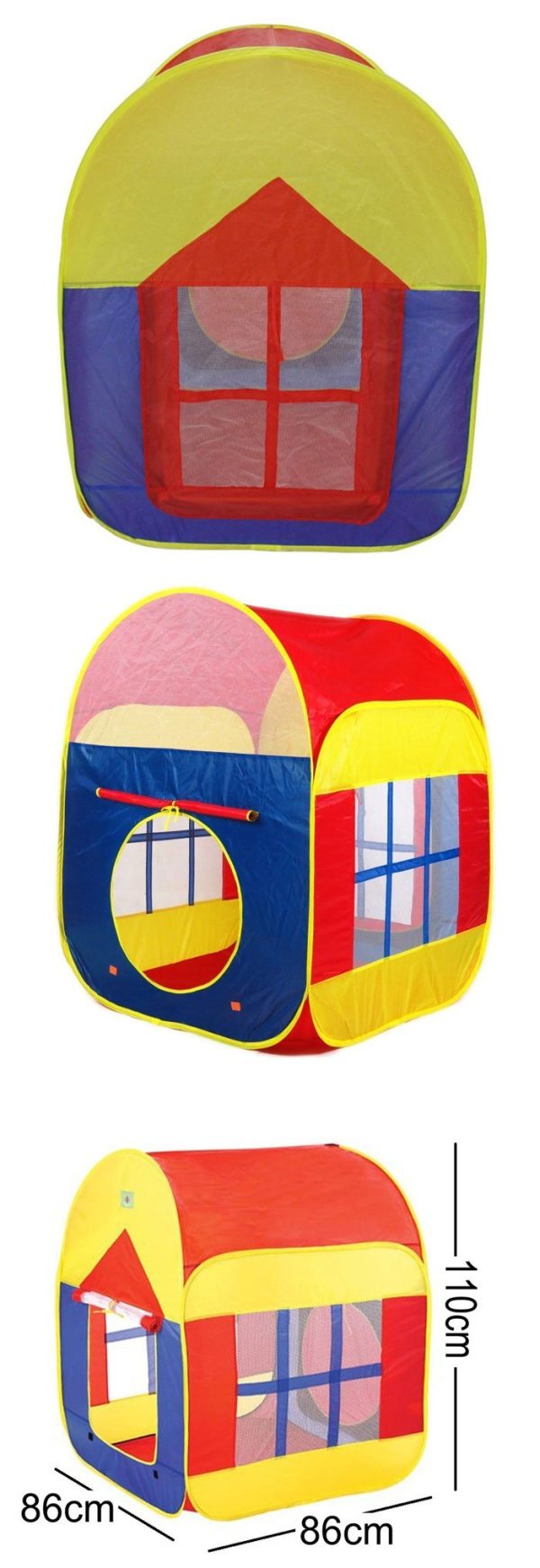 Fold able Kids Tent Playhouse with 33 balls - Image 3