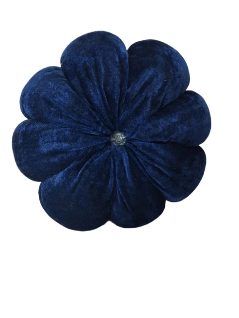 Luxury Velvet Flower Cushion – Round Decorative Pillow ( Pack of 3 ) - Image 7