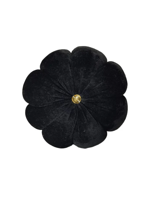 Luxury Velvet Flower Cushion – Round Decorative Pillow ( Pack of 3 ) - Image 8