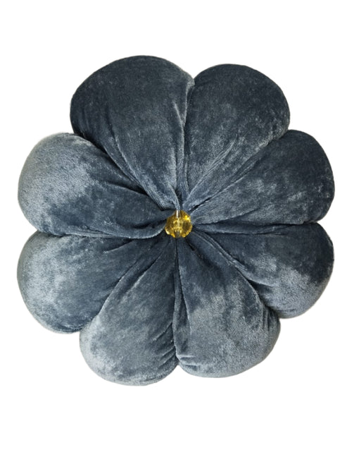 Luxury Velvet Flower Cushion – Round Decorative Pillow ( Pack of 3 ) - Image 10