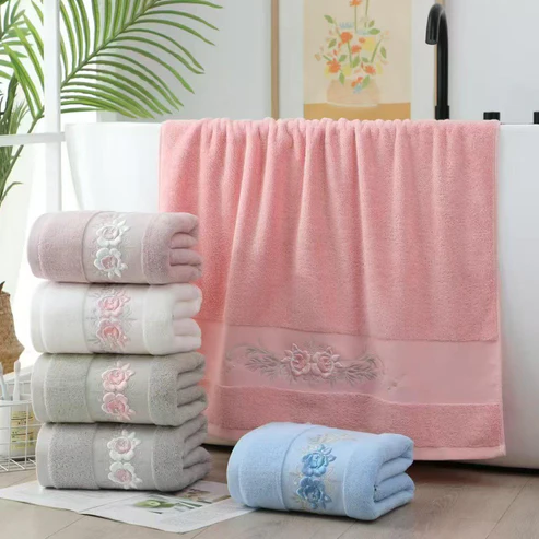 Luxury China Cotton Towels – 2 Pcs Soft & Absorbent Set - Image 5
