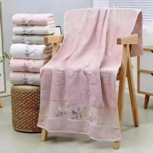 Luxury China Cotton Towels – 2 Pcs Soft & Absorbent Set - Image 7