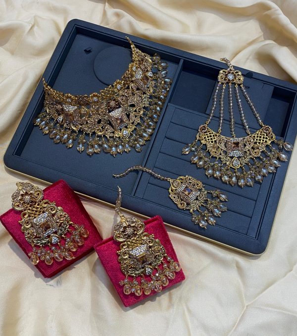 Local Made Bridal Set Exclusive By Unique Fancy Jewellery. - Image 7