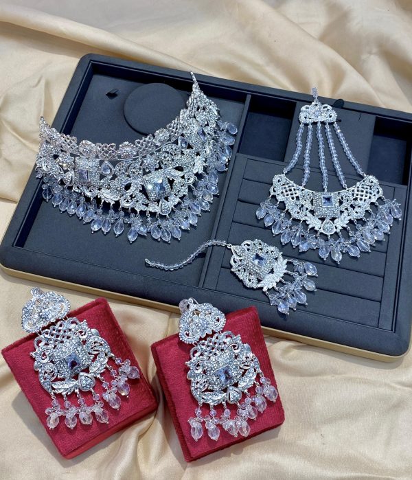 Local Made Bridal Set Exclusive By Unique Fancy Jewellery. - Image 5