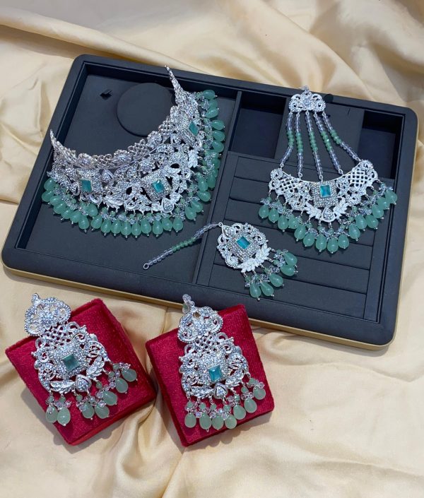 Local Made Bridal Set Exclusive By Unique Fancy Jewellery. - Image 4