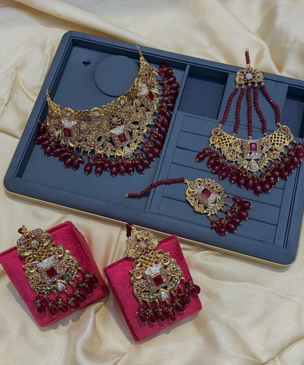 Local Made Bridal Set Exclusive By Unique Fancy Jewellery. - Image 2