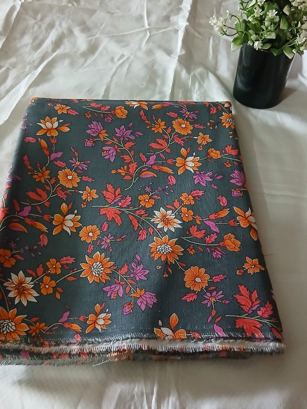 Nishat, Sapphire, Limelight, Bin Saeed Khaddar Allover (Unstitched) 2 Piece, Winter Collection, New Collection 2025. - Image 7