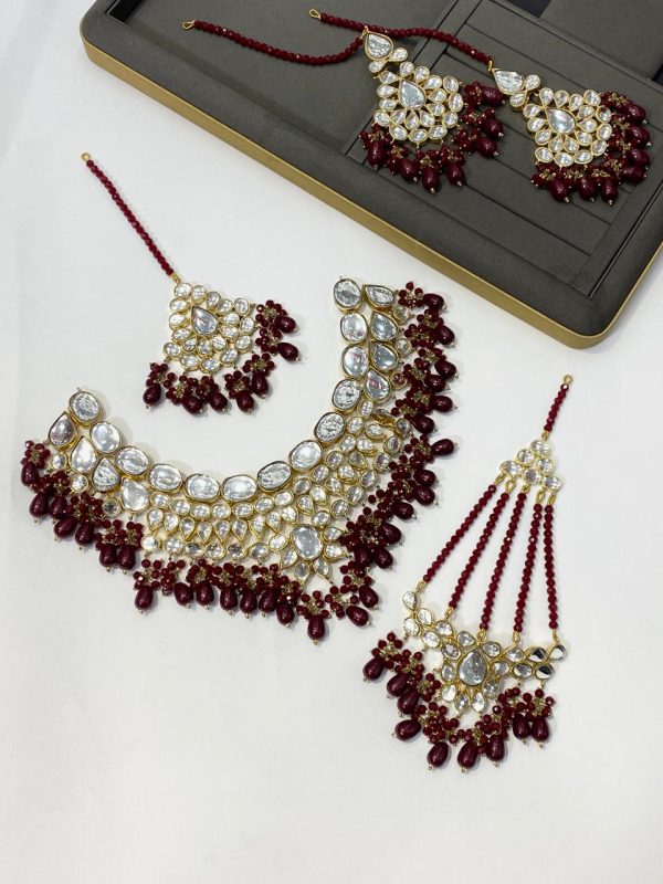 Farshi Kundan Made Bridal Set Exclusive By Unique Fancy Jewellery.