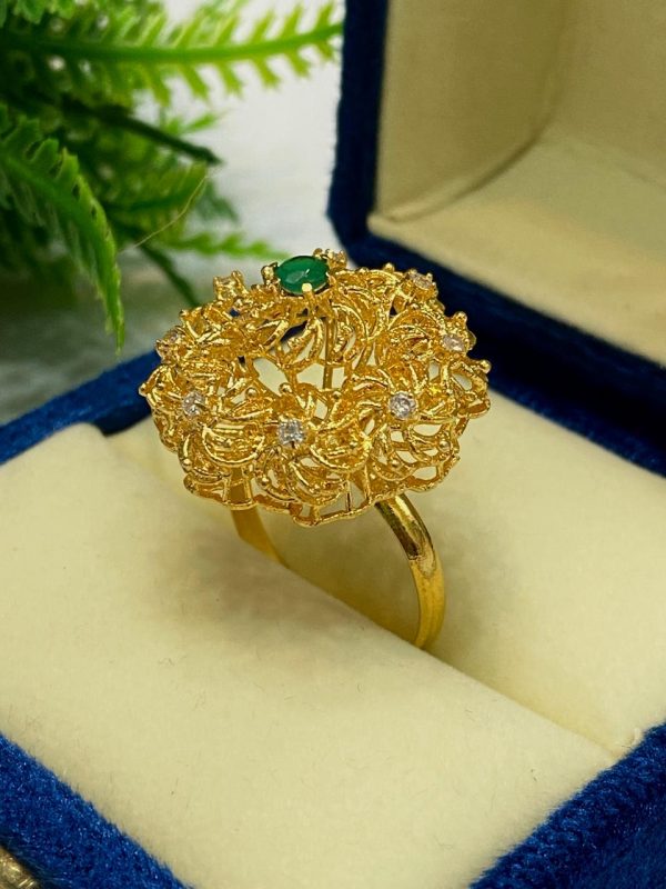 Original 24 Karat Gold Polish Rings Exclusive By Unique Fancy Jewellery, (Per gram). - Image 23