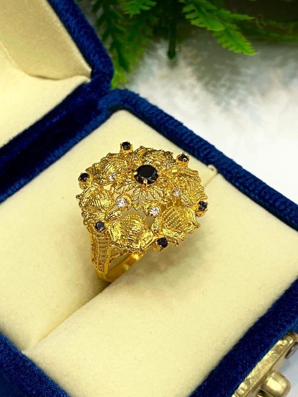 Original 24 Karat Gold Polish Rings Exclusive By Unique Fancy Jewellery, (Per gram). - Image 20
