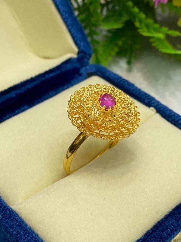 Original 24 Karat Gold Polish Rings Exclusive By Unique Fancy Jewellery, (Per gram). - Image 21