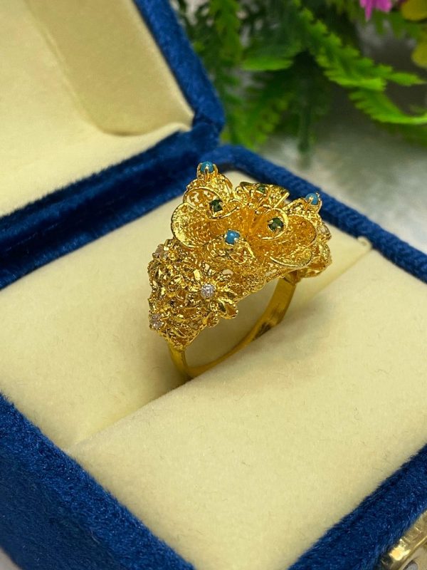 Original 24 Karat Gold Polish Rings Exclusive By Unique Fancy Jewellery, (Per gram). - Image 17