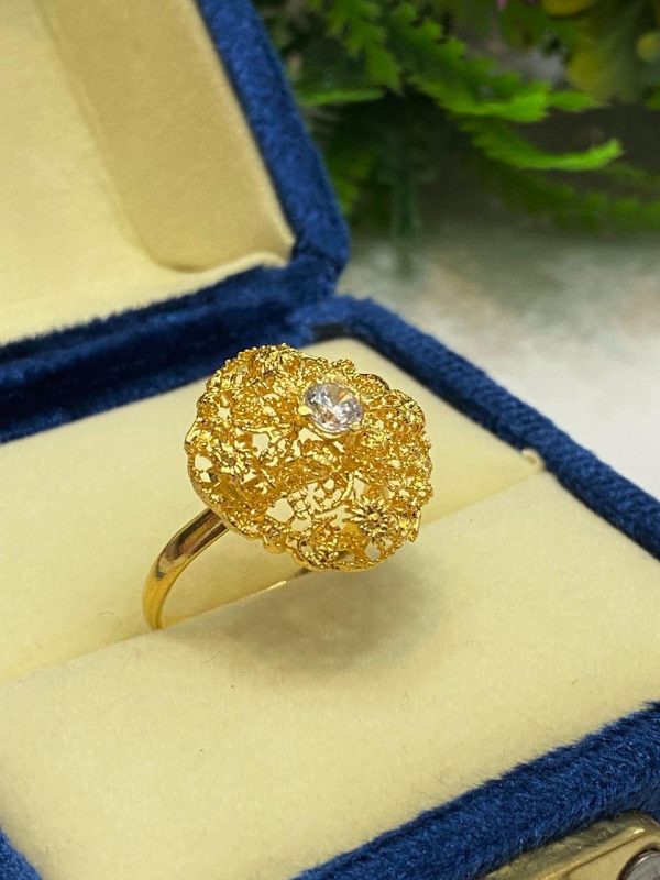 Original 24 Karat Gold Polish Rings Exclusive By Unique Fancy Jewellery, (Per gram). - Image 18